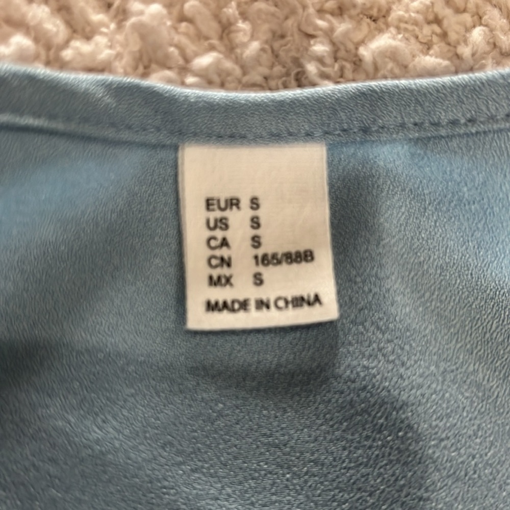 New! Floerns Sleeveless Light Blue Dress Size Small - Picture 4 of 4